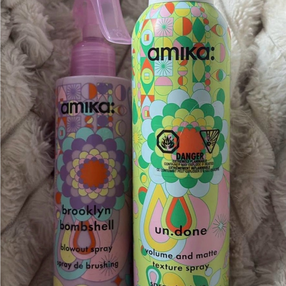 Amika Colorful Blowout and Texture Spray Duo